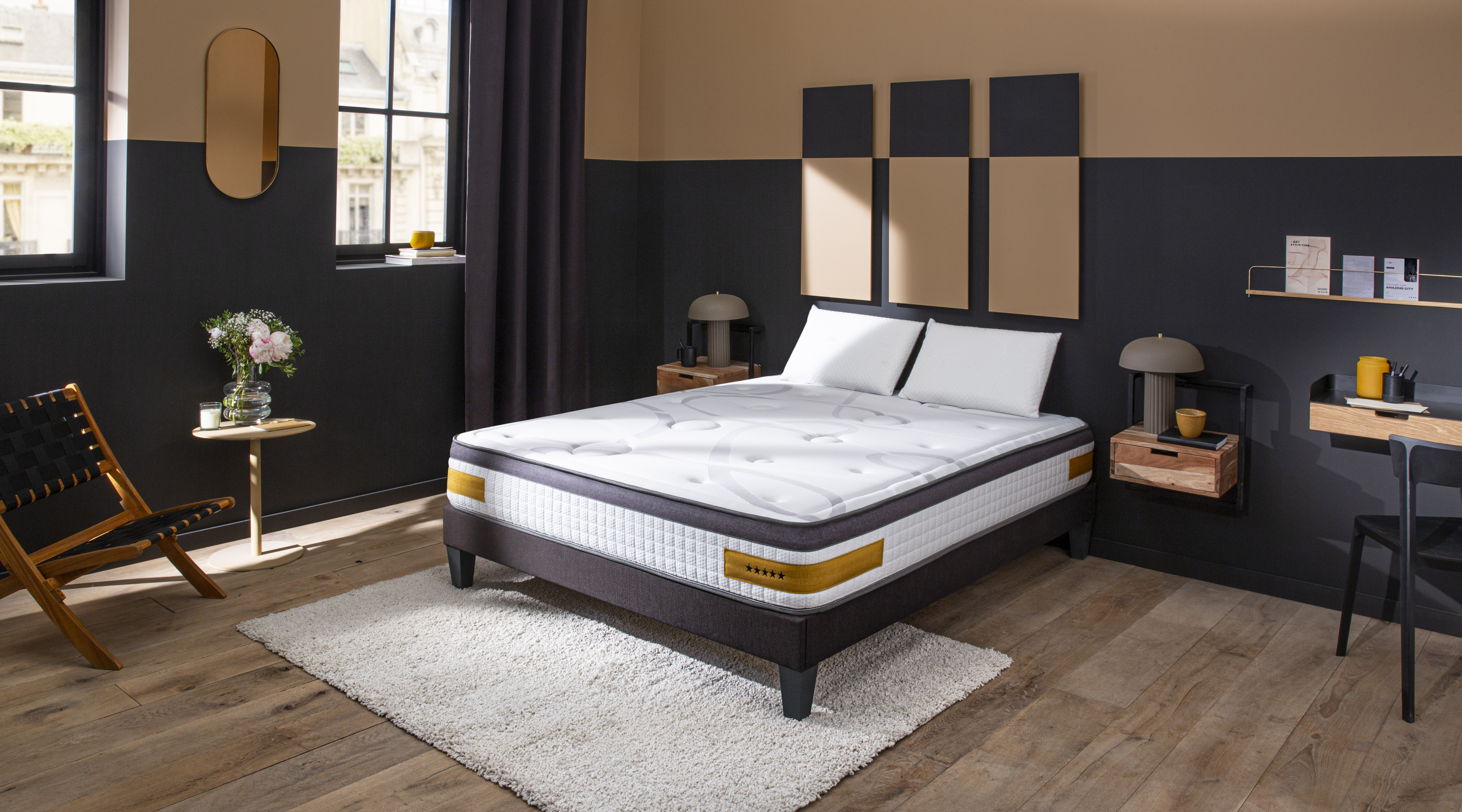 Matelas mousse 140x190 ferme pour une literie engagée - Matelas No